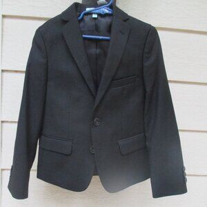NWOT Boy's Class Club Black Blazer Suit Jacket Size 7 Single-Breasted modern fit